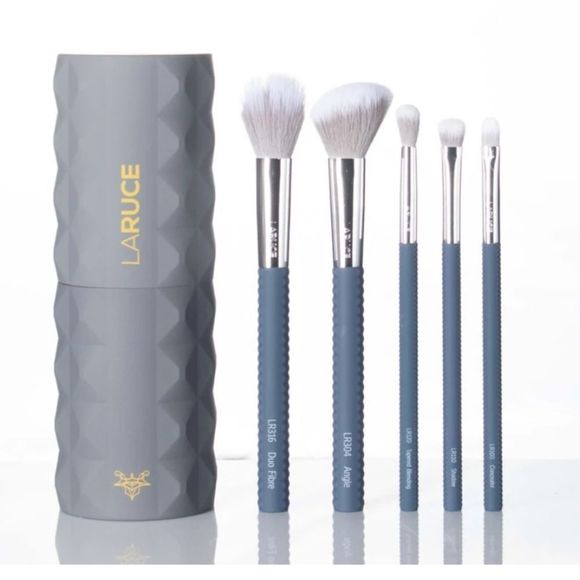 Laruce Beauty Christine 5 Piece Brush Set with Carrying Case - Picture 7 of 8